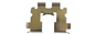 ANTIRUIDO FRENO CHEV. VITARA 3 PUERTAS TRACKER SIDEKICK      PF:(D418) (7305)