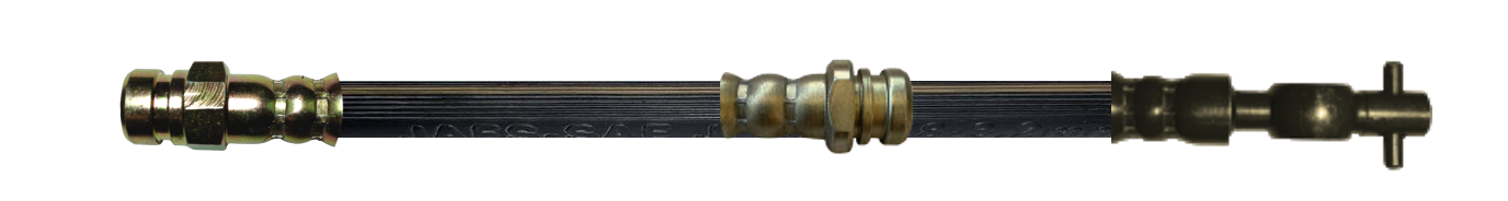MANGUERA FRENO DELANT. MAZDA 323 SERIE 84-85 (Ojo Pin)