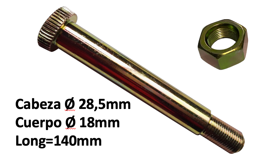 PASADOR TIJERA MAZDA B2.000     (CABEZA ESTRIADA)