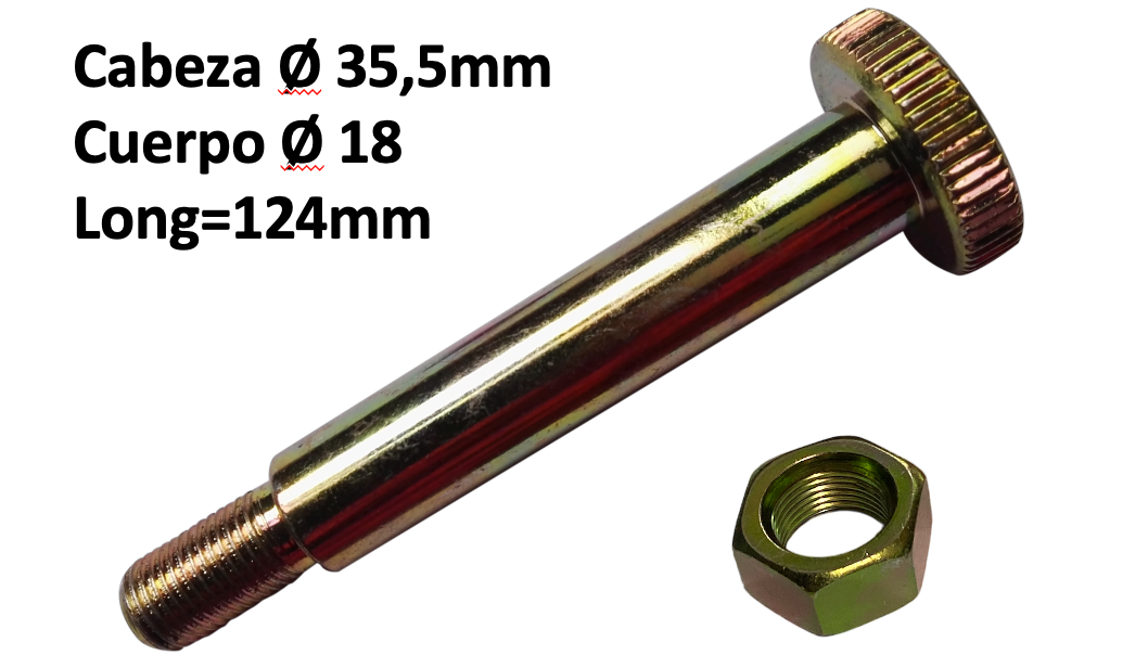 PASADOR TIJERA INF. NISSAN URVAN     (CABEZA ESTRIADA)