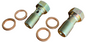 TORNILLO "BANJO" MANGUERA FRENO M10 x 1 (2 unidades + 4 Arandelas)